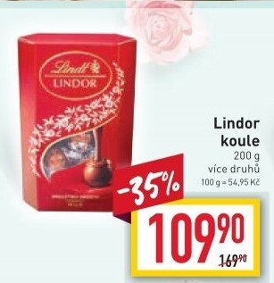 Bonboniéra Pralinky Lindor Lindt