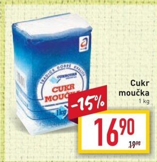 Cukr moučka Cukrovar Vrbátky