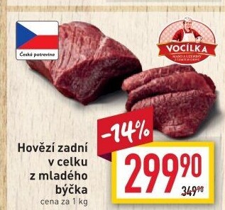 Hovězí zadní Vocílka