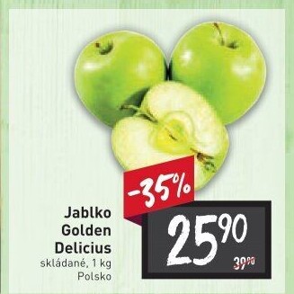 Jablka Golden Delicious