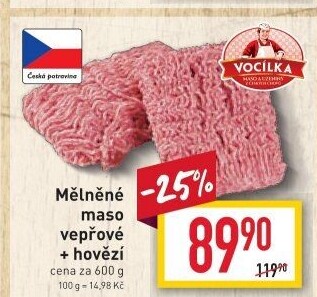 Mleté maso mix Vocílka