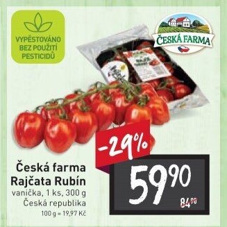 Rajčata Rubín Česká farma