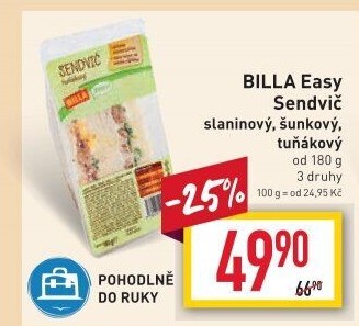 Sendvič Easy Billa