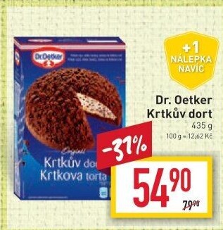 Směs na krtkův dort Dr. Oetker