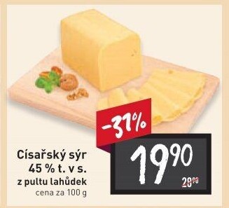 Sýr Císařský 45%