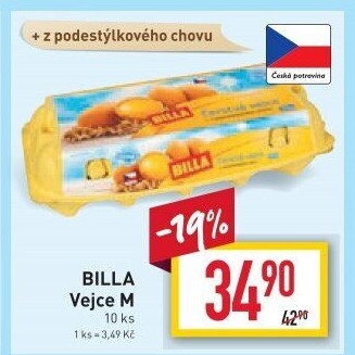 Vejce z podestýlky M Billa