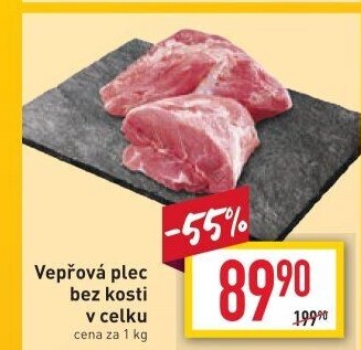 Vepřová plec bez kosti
