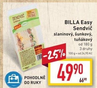 Sendvič Easy Billa