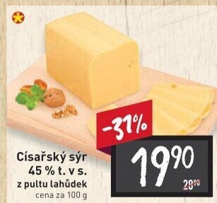 Sýr Císařský 45%
