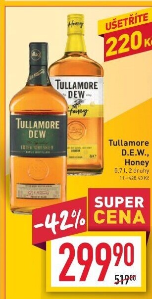 Whisky irská Tullamore Dew