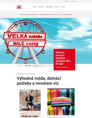 akční leták Kik textil 4.5.2022-10.5.2022