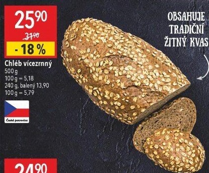 Chléb vícezrnný