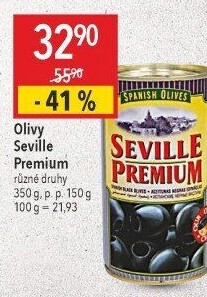 Olivy černé Seville Premium