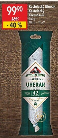 Salám Uherák kostelecký Kostelecké uzeniny