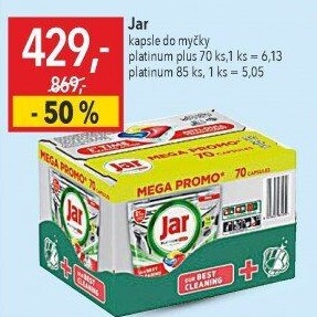 Kapsle do myčky Platinum Plus Jar