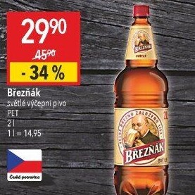 Pivo světlé výčepní 10° Březňák