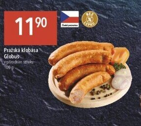 Pražská klobása Globus