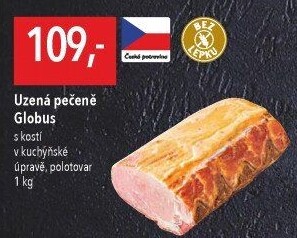 Uzená pečeně s kostí Globus