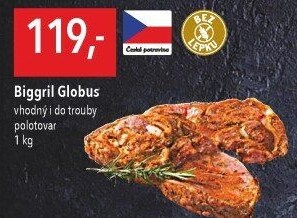 Vepřová plec marinovaná Biggril Globus