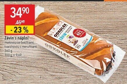 Závin s náplní Odkolek