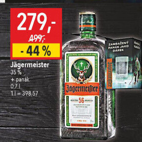Bylinný likér Jägermeister - dárkové balení