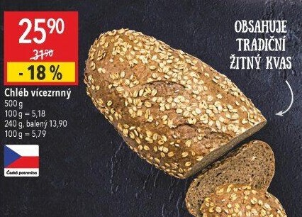 Chléb vícezrnný