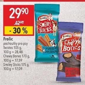 Pamlsky pro psy Chewy bones Frolic