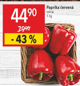 Paprika červená