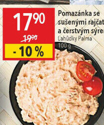 Pomazánka se sušenými rajčaty a sýrem