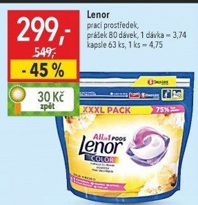 Prací kapsle All in 1 Lenor