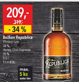 Rum Republica Exclusive Božkov