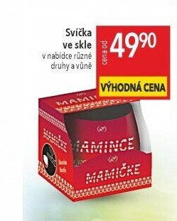Svíčky ve skle