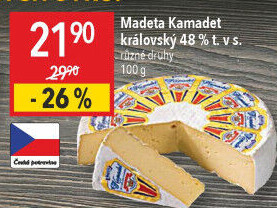 Sýr Kamadet královský Madeta
