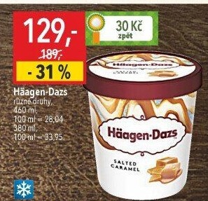 Zmrzlina v kelímku Häagen-Dazs