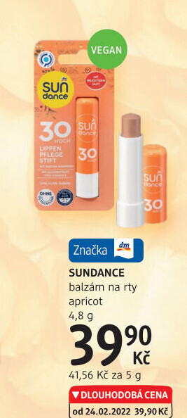 Balzám na rty OF 30 Sundance