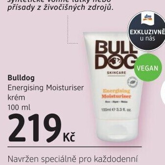 Krém pleťový pánský Energising Moisturiser Bulldog