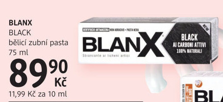 Pasta na zuby bělící Black Blanx