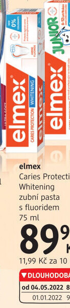 Pasta na zuby Whitening Caries Protection Elmex