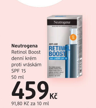 Pleťový krém OF 15 proti vráskám Retinol Boost Neutrogena