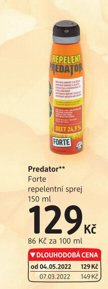 Repelent ve spreji Forte Predator Leroy