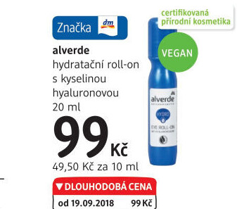 Roll-on na oči Alverde