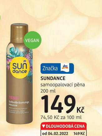 Samoopalovací pěna Sundance
