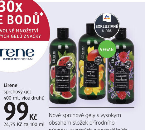 Sprchový gel Lirene