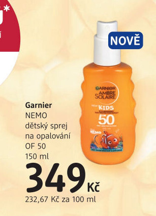 Sprej na opalování dětský OF 50 Ambre Solaire Garnier