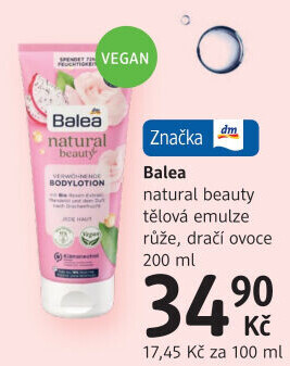 Tělová emulze Balea