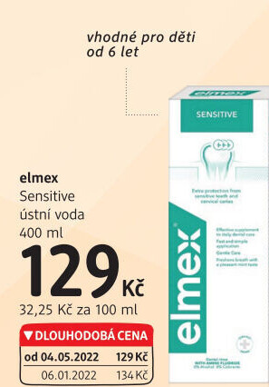 Ústní voda Sensitive Elmex
