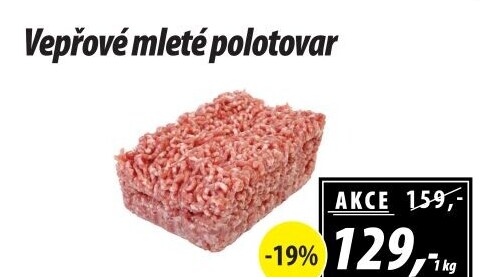 Maso mleté vepřové
