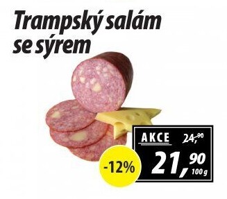 Salám trampský se sýrem