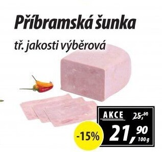 Šunka výběrová příbramská