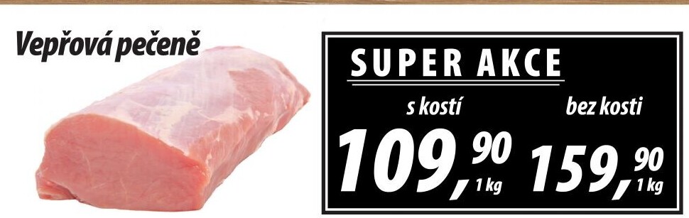 Vepřová pečeně s kostí